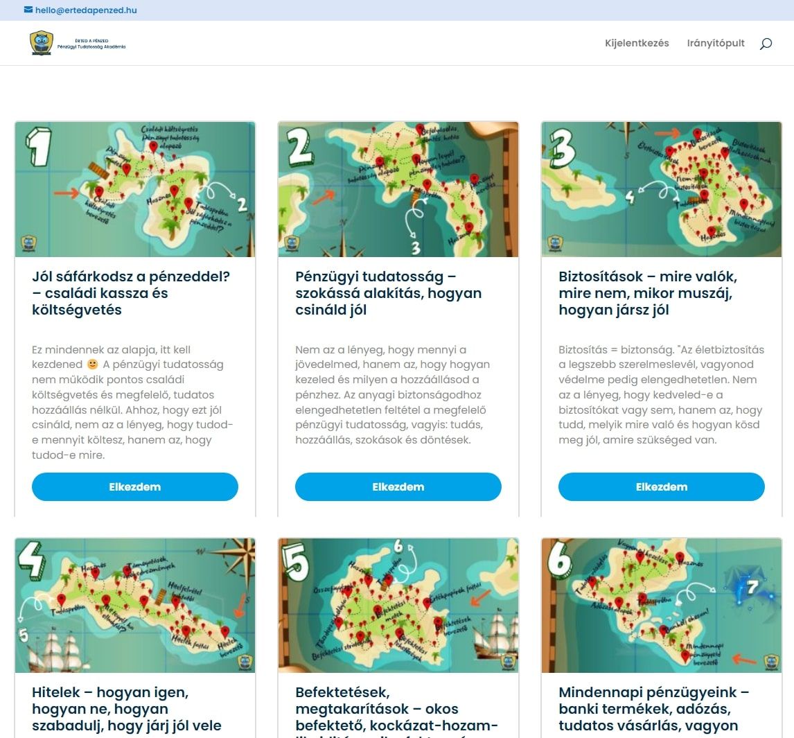 Érted a Pénzed Akadémia kurzusok
